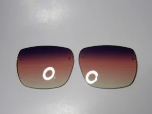 "Miami Sunset" Premium Replacement Lenses For Rimless Decor Sunglasses Horns, Wood, Wires Size 56