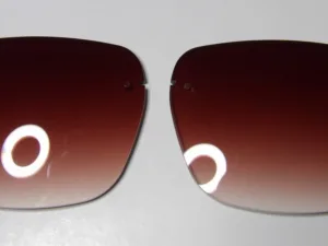 "Merlot Drip" Premium Replacement Lenses For Rimless Decor Sunglasses Horns, Wood, Wires Size 56