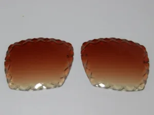 "Diced Peaches" Premium Replacement Lenses Fits Rimless Luxury Decor Sunglasses Size 58