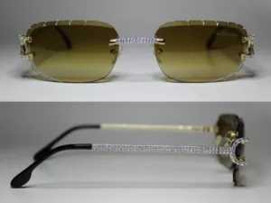 New Double Row Iced Out Big C Wires