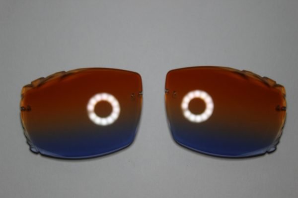 Multi-colored Rimless Replacement Lenses for Buffs Horn Sunglasses