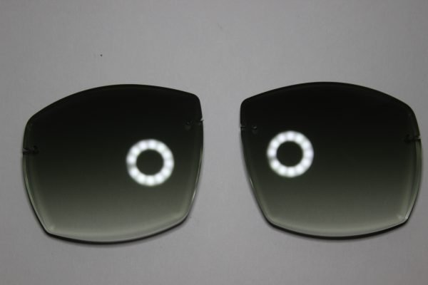 Grey Rimless Replacement Lenses for Buffs Horn Sunglasses