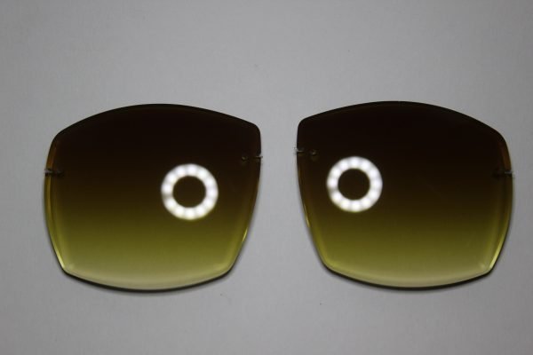 Brown Rimless Replacement Lenses for Buffs Horn Sunglasses