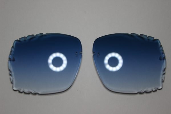 Blue Rimless Replacement Lenses for Buffs Horn Sunglasses