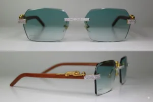 New Loyal Leopard Limited Edition Iced Out Diamond Cut Sunglasses