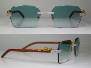 New Loyal Leopard Limited Edition Iced Out Diamond Cut Sunglasses