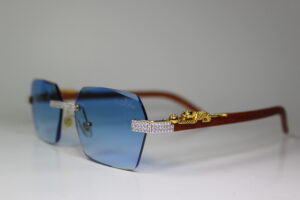 New Loyal Leopard Limited Edition Iced Out Diamond Cut Sunglasses