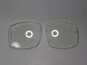 Clear Diamond-Kutt Replacement Lenses – 60mm Premium Optical Glass for Rimless Luxury Frames
