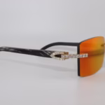 Build Your Own Rimless Buff Frame – Custom Luxury Eyewear with Buffalo Horn Temples