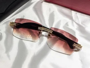 Baguet Stones Prong Set Design Nose Bridge