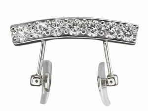 25 Pointer 4 mm stones prong set channel nose bridge.