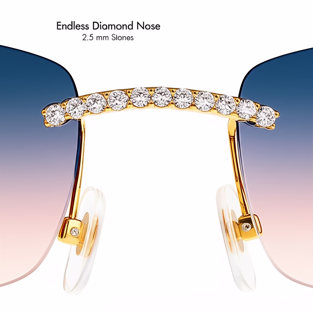 Super Endless Diamond Design Nose Bridge