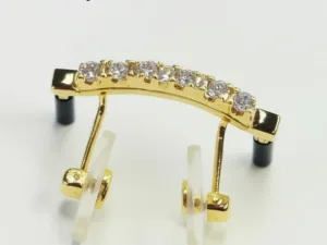 Medium Iced Nose Bridge – Pavé Diamond Upgrade for Luxury Eyewear