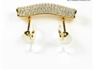 Micro Pavé Iced Nose Bridge – Subtle Diamond Accents for Luxury Frames