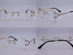 New Super Iced Out Big C Wires Iced Out Luxury Sunglasses