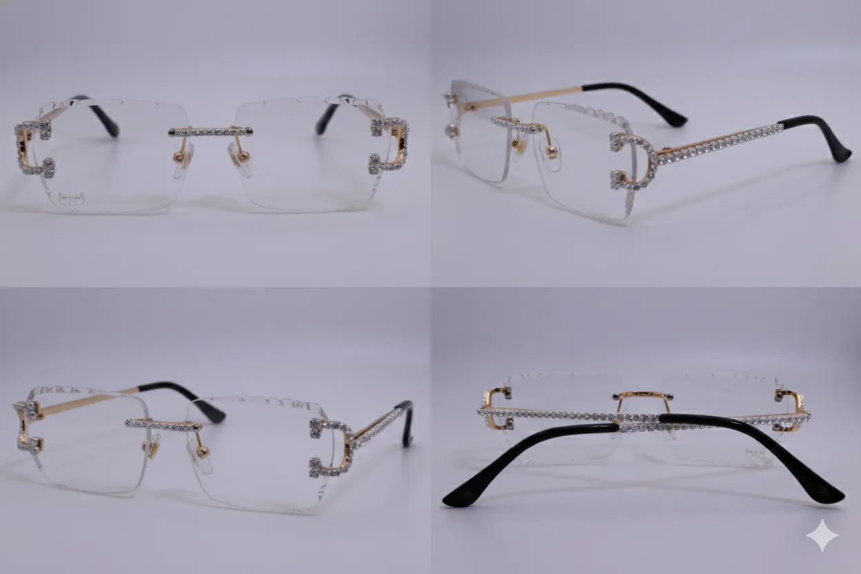 New Super Iced Out Big C Wires