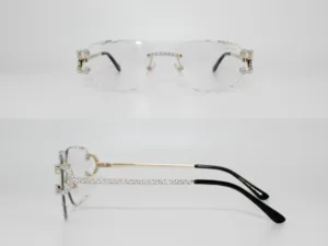 New Super Iced Out Big C Wires Iced Out Luxury Sunglasses